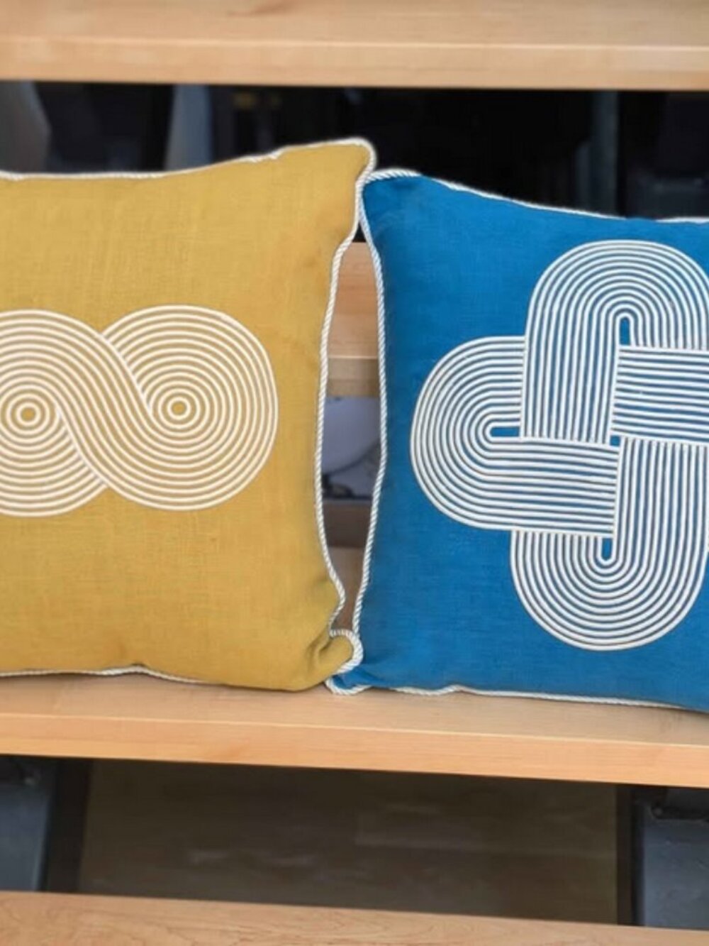 Set of 2! Jonathan Adler Pompidou Corded Pillow